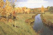 Isaac Ilich Levitan Golden Autumn (nn02) painting